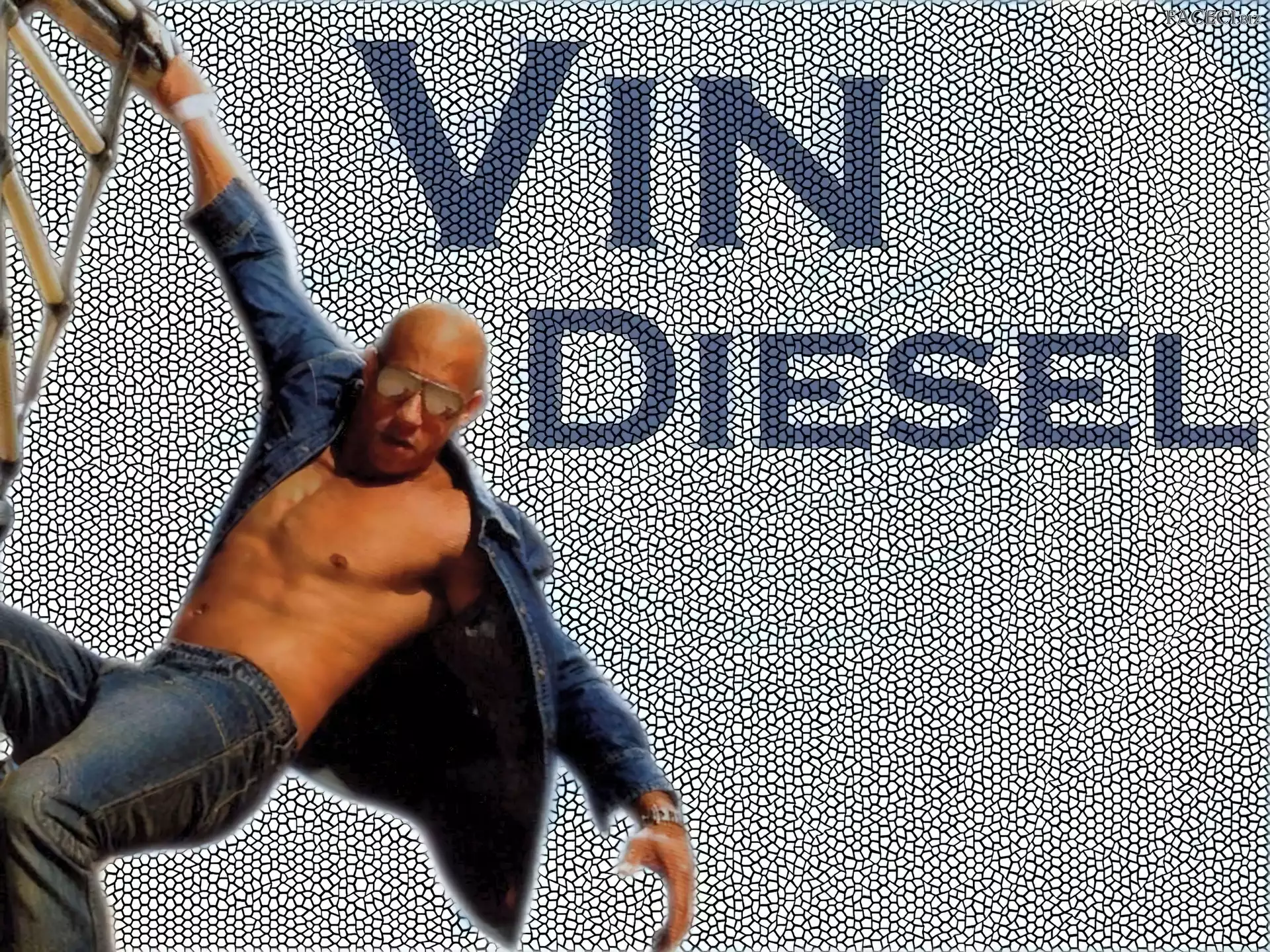 Vin Diesel, okulary